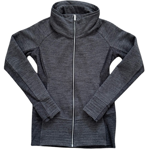 RARE Lululemon Radiant Jacket II Heathered Core Dark Grey Size 8 (Discontinued) - Picture 1 of 10